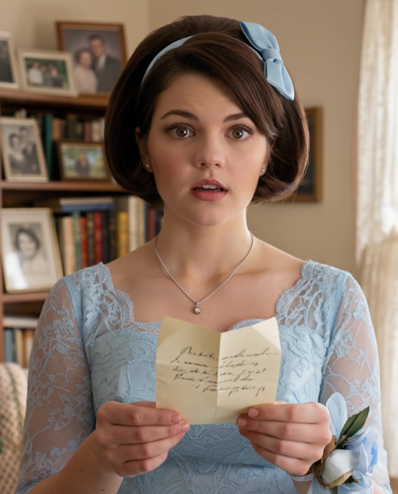 I Wore My Grandma’s Prom Dress to Honor Her… But a Hidden Note in the Hem Shattered Everything I Thought I Knew