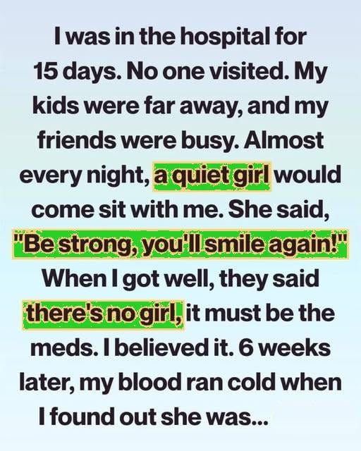 A Girl Appeared Beside My Hospital Bed — Then She Said My Name