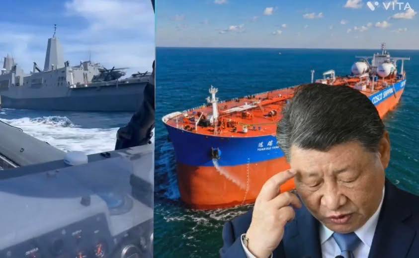 US BLOCKADE CRUSHES IRAN’S OIL LIFELINE AS CHINA-BOUND TANKERS TURN TAIL… See more