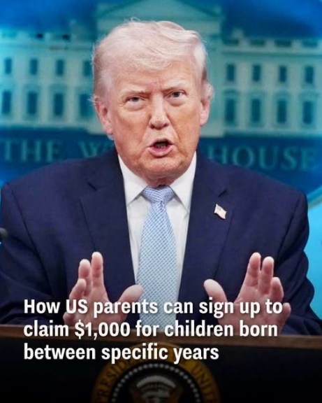 How parents in the U.S. can apply to receive a $1,000 benefit for children born during certain eligible years
