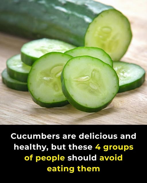 Four Groups of People Who May Want to Avoid Cucumbers