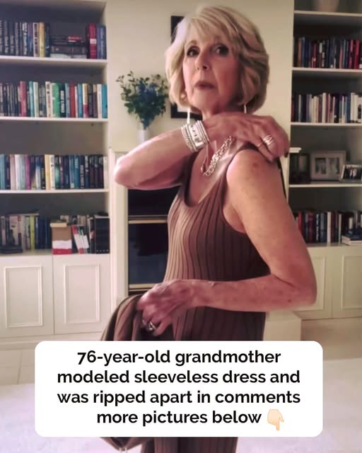 76-Year-Old Grandmother Sparks Online Debate After Sharing a Sleeveless Dress Photo