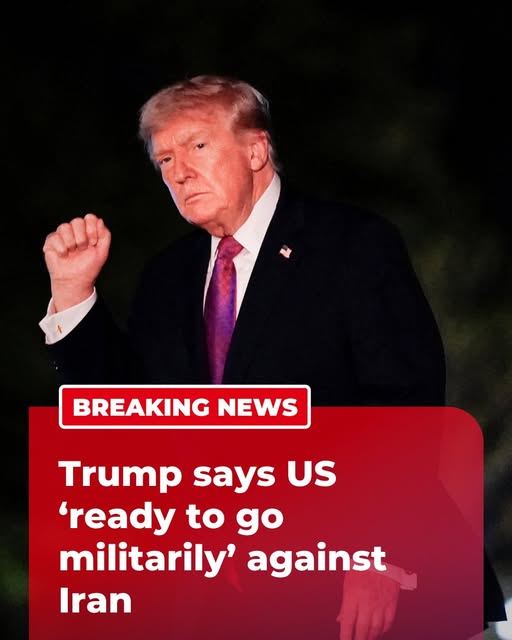 🚨 “Trump signals readiness for potential military action against Iran as fragile ceasefire faces mounting pressure and possible collapse”
