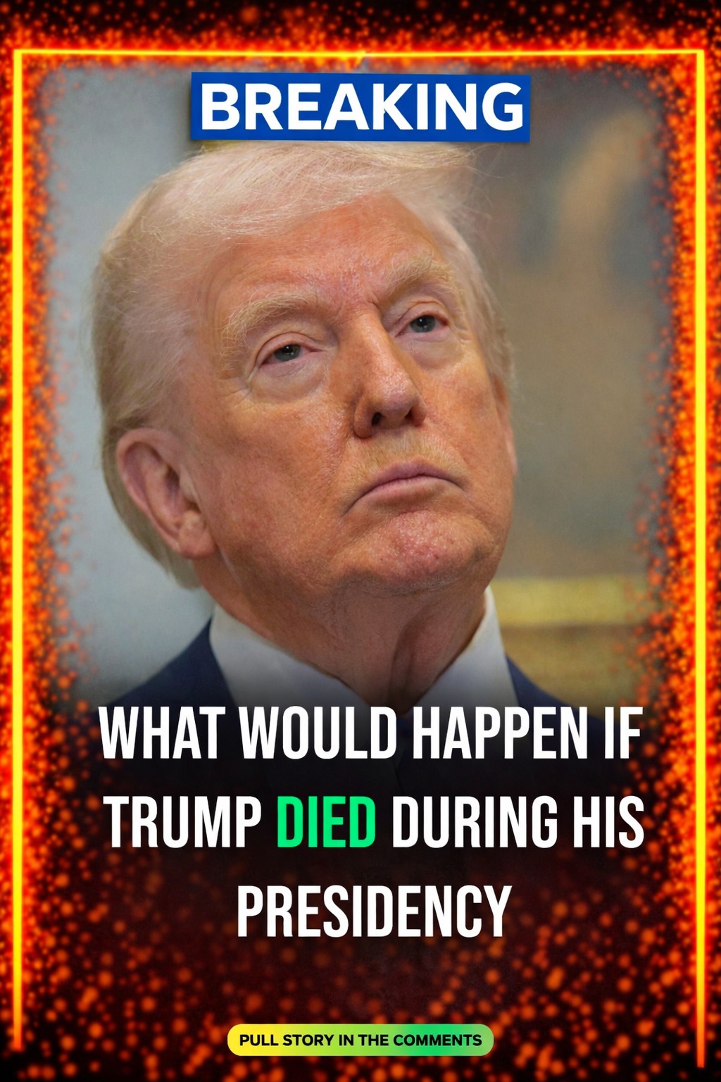 If a sitting U.S. president were to pass away while in office, the first thing you would likely hear is an official emergency announcement confirming the situation and informing the nation.