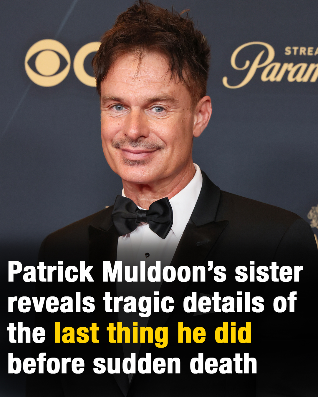 Patrick Muldoon’s sister shares tragic details of his final moments before his sudden death