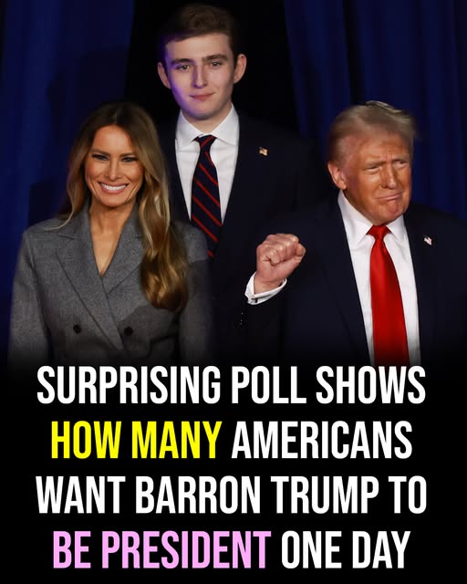 A surprise poll shows just how many Americans say they’d support Barron Trump as a future president 😳