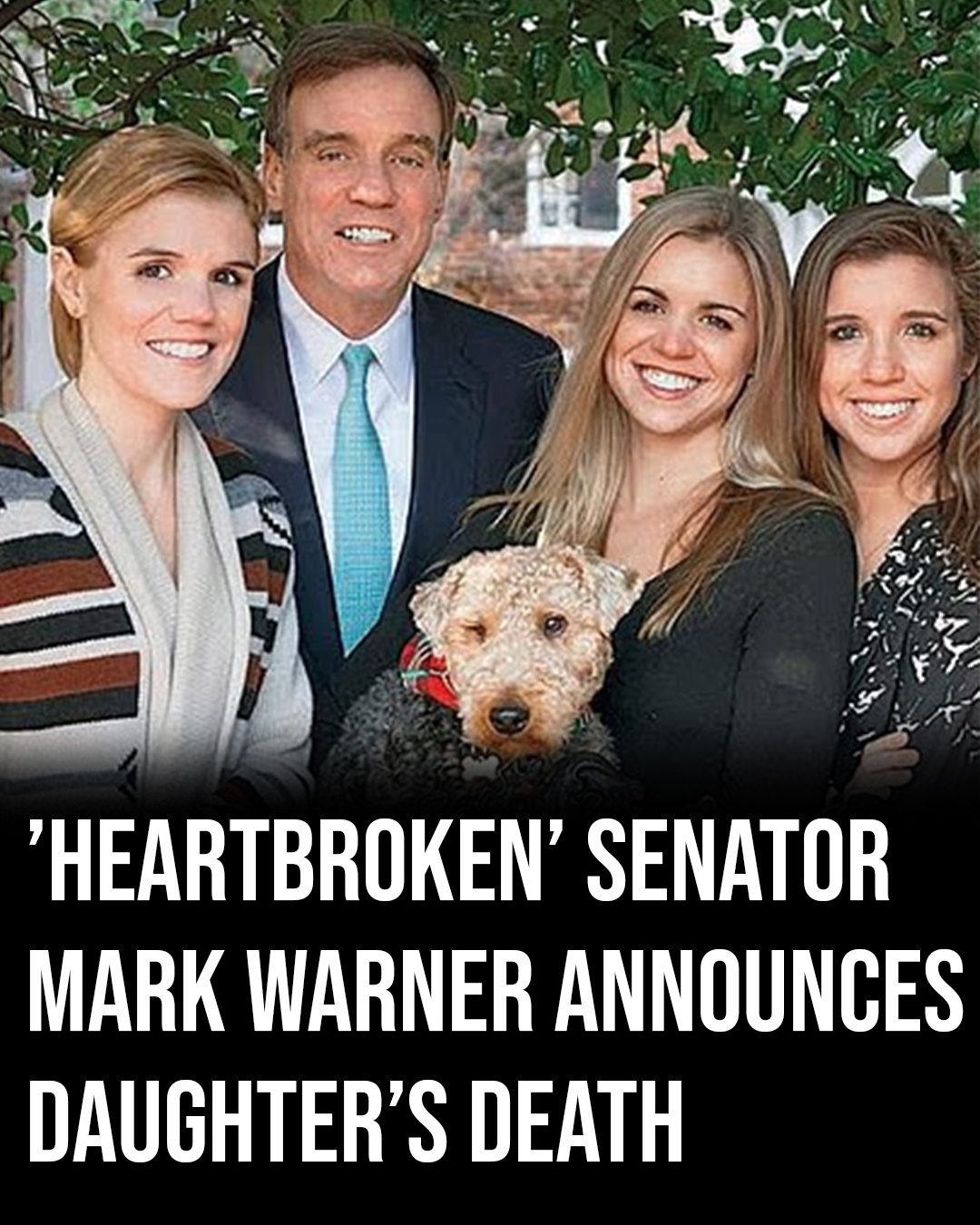 “Senator Mark Warner shares heartbreaking news of the passing of his 36-year-old daughter.”