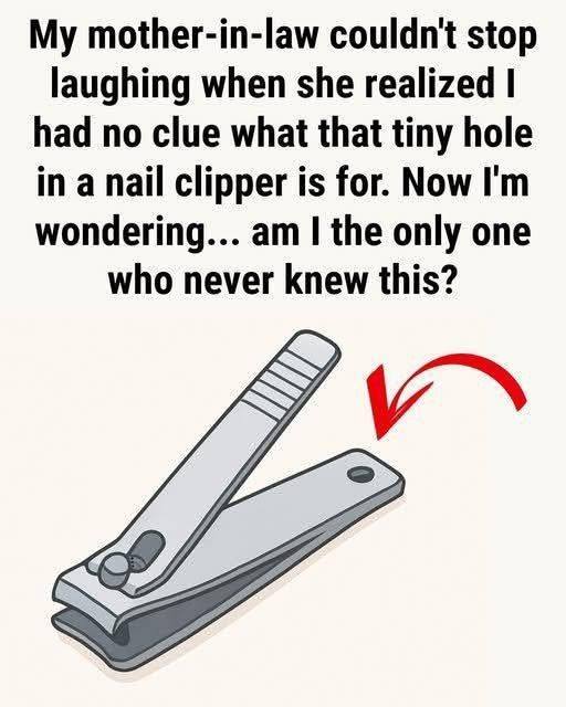 The Hidden Function Behind That Small Hole on Nail Clippers