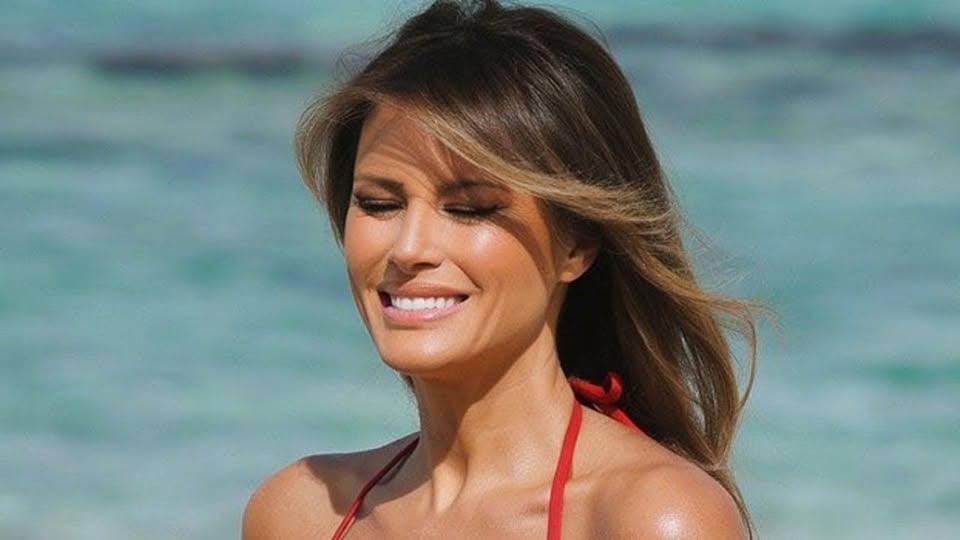 Beyond the shoreline, Melania Trump’s recent beach appearance has taken over social media, drawing widespread attention and debate. While some admire her polished designer style, others argue that the look is unconventional for a former First Lady, fueling criticism and intense online discussion about image, expectations, and public perception.