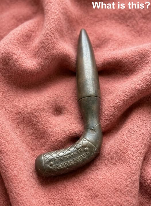 While going through the home of a deceased family friend, we came across this unusual object.