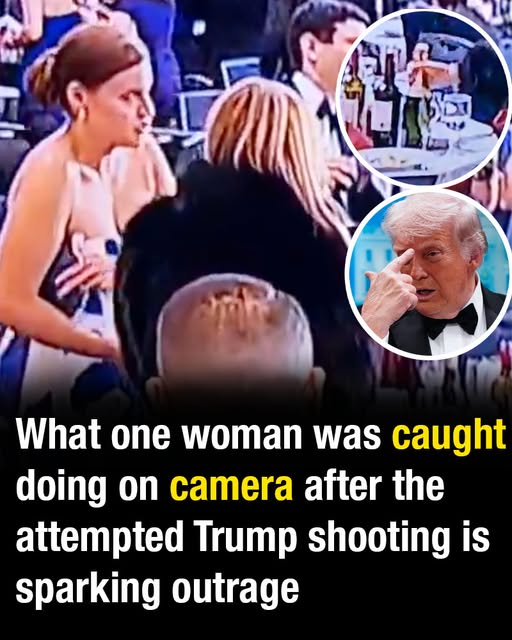 Woman seen on camera taking wine bottles amid chaos following the reported Trump shooting attempt… 👀👇