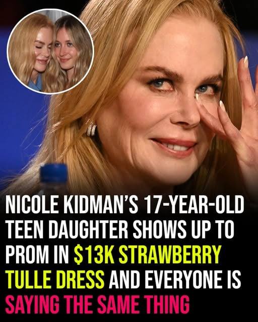 Nicole Kidman’s daughter stuns in prom dress, but one detail is splitting opinion online.