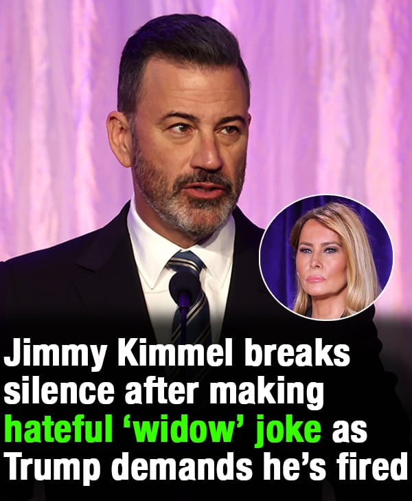 Jimmy Kimmel responds after backlash over Melania “widow” joke, as Trump calls for him to be fired