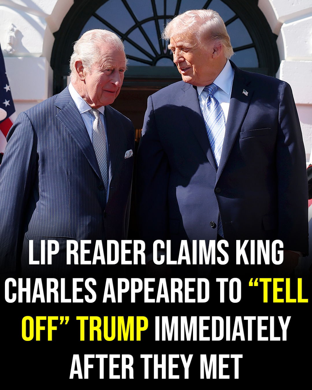 A lip reader suggests King Charles may have appeared to gently “rebuke” Donald Trump shortly after their meeting.