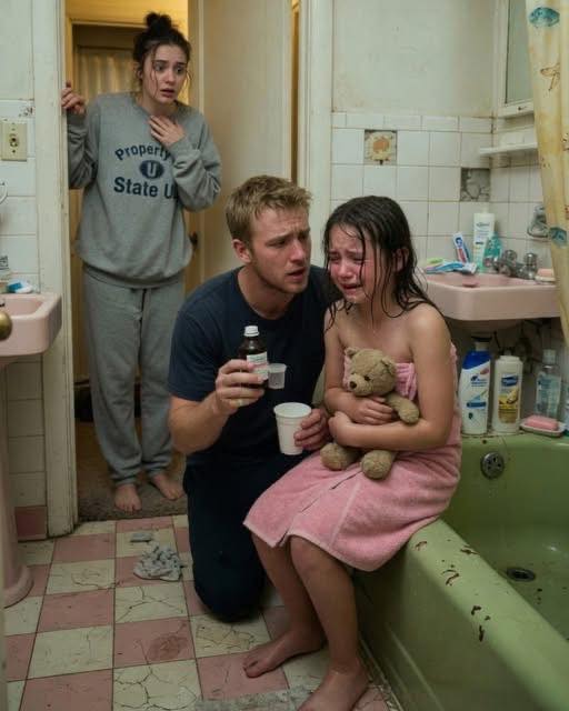 My five-year-old daughter had a nightly bath routine with my husband.