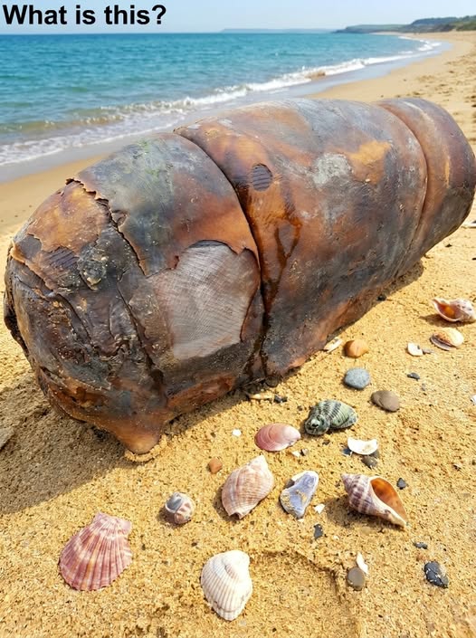 I was strolling along the beach when I unexpectedly came across this.