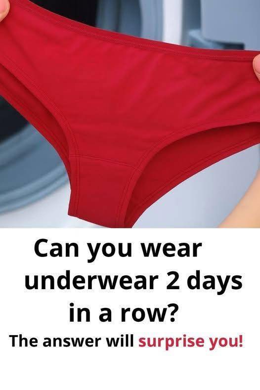 Wearing the Same Underwear for Two Days in a Row—What You Should Know