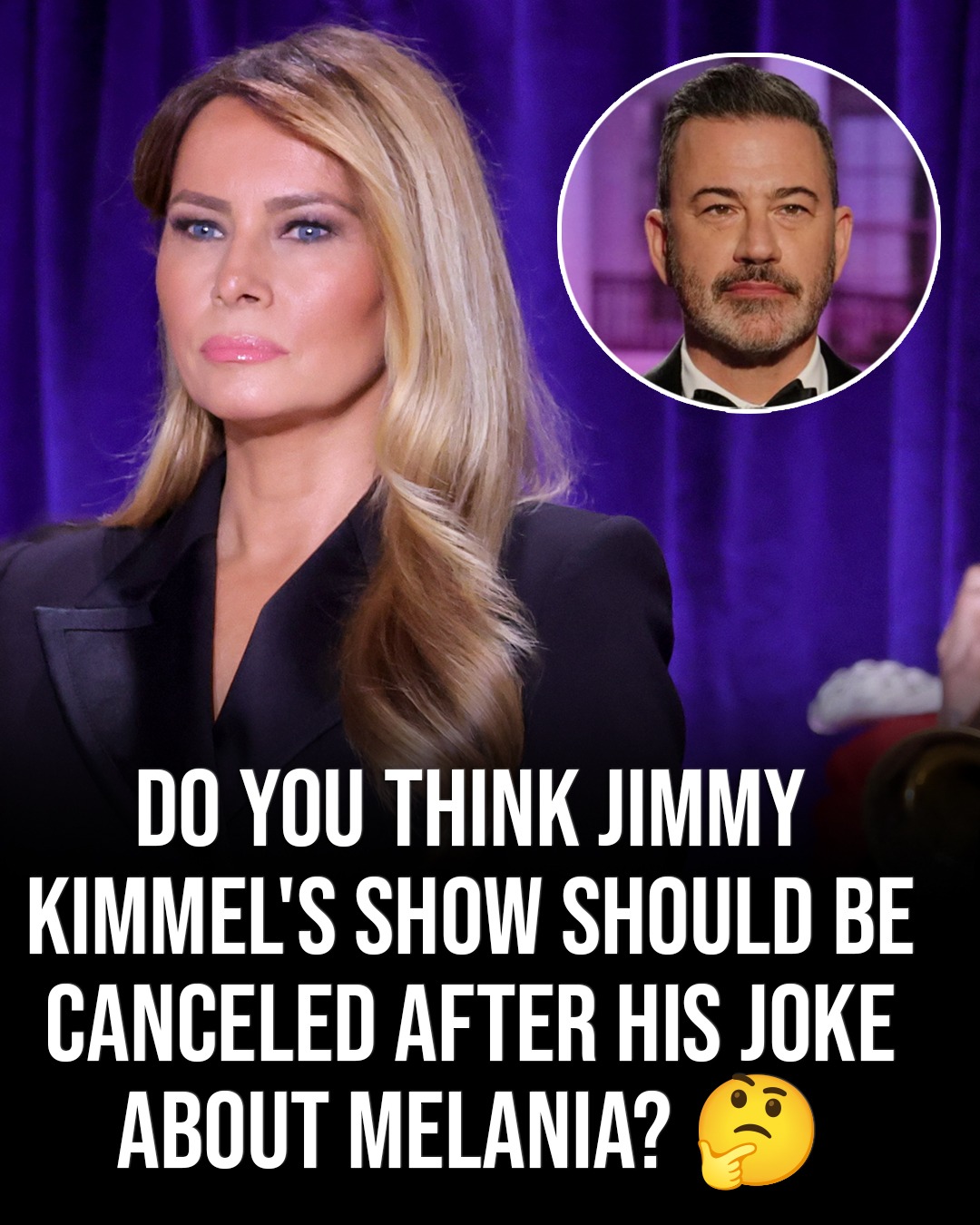 Melania Trump criticizes Jimmy Kimmel, labeling him a “coward” over a joke she calls “hateful,” and also takes aim at ABC executives.