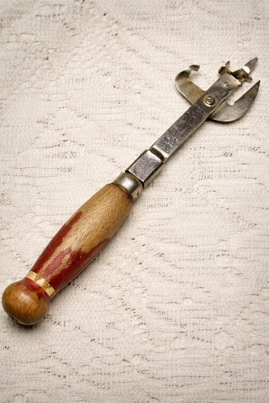 Forgotten kitchen tool left someone injured.