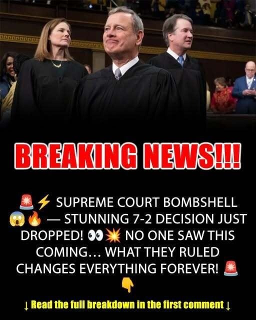 The Supreme Court issues a decisive 7–2 ruling on a major case impacting immigration policy, touching on Temporary Protected Status, executive authority, judicial limits, humanitarian responsibilities, constitutional interpretation, and the uncertain future facing hundreds of thousands of Venezuelan migrants in the United States.