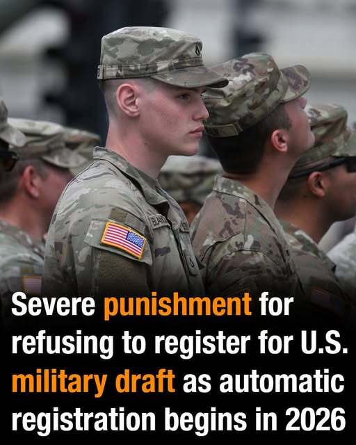 A shocking new law reportedly requires all American men to be entered into an automated draft system.