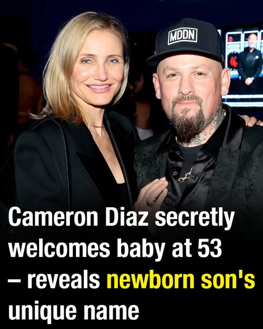 Cameron Diaz surprises fans by quietly welcoming a baby at 53 — new son’s distinctive name revealed