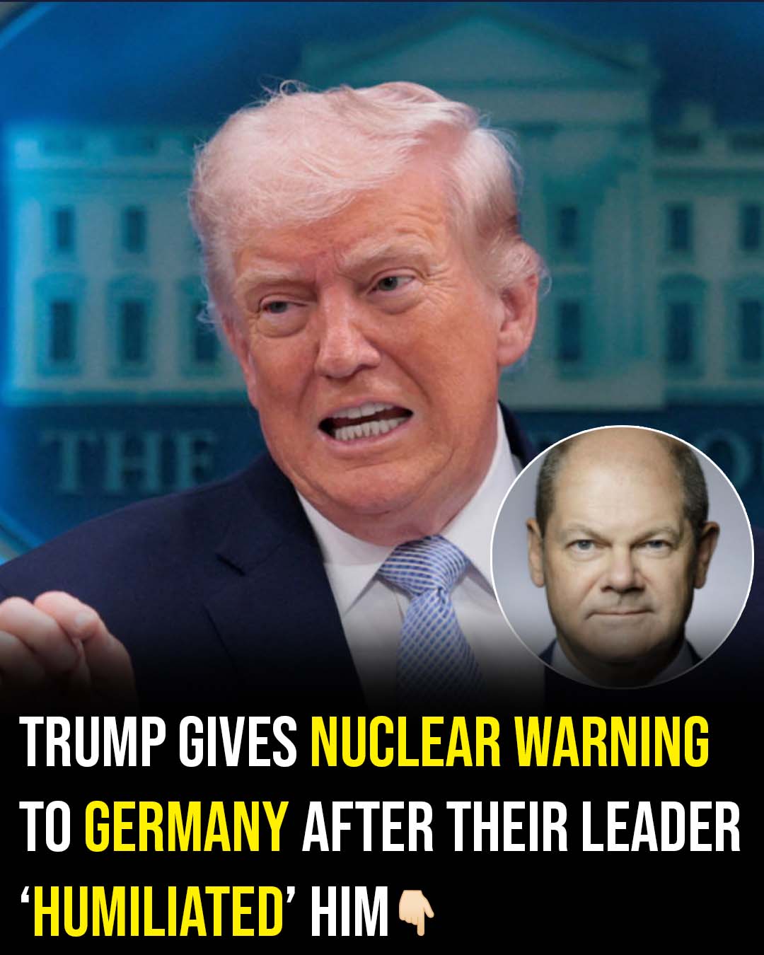 Trump issues sharp warning following reported humiliation involving German leader
