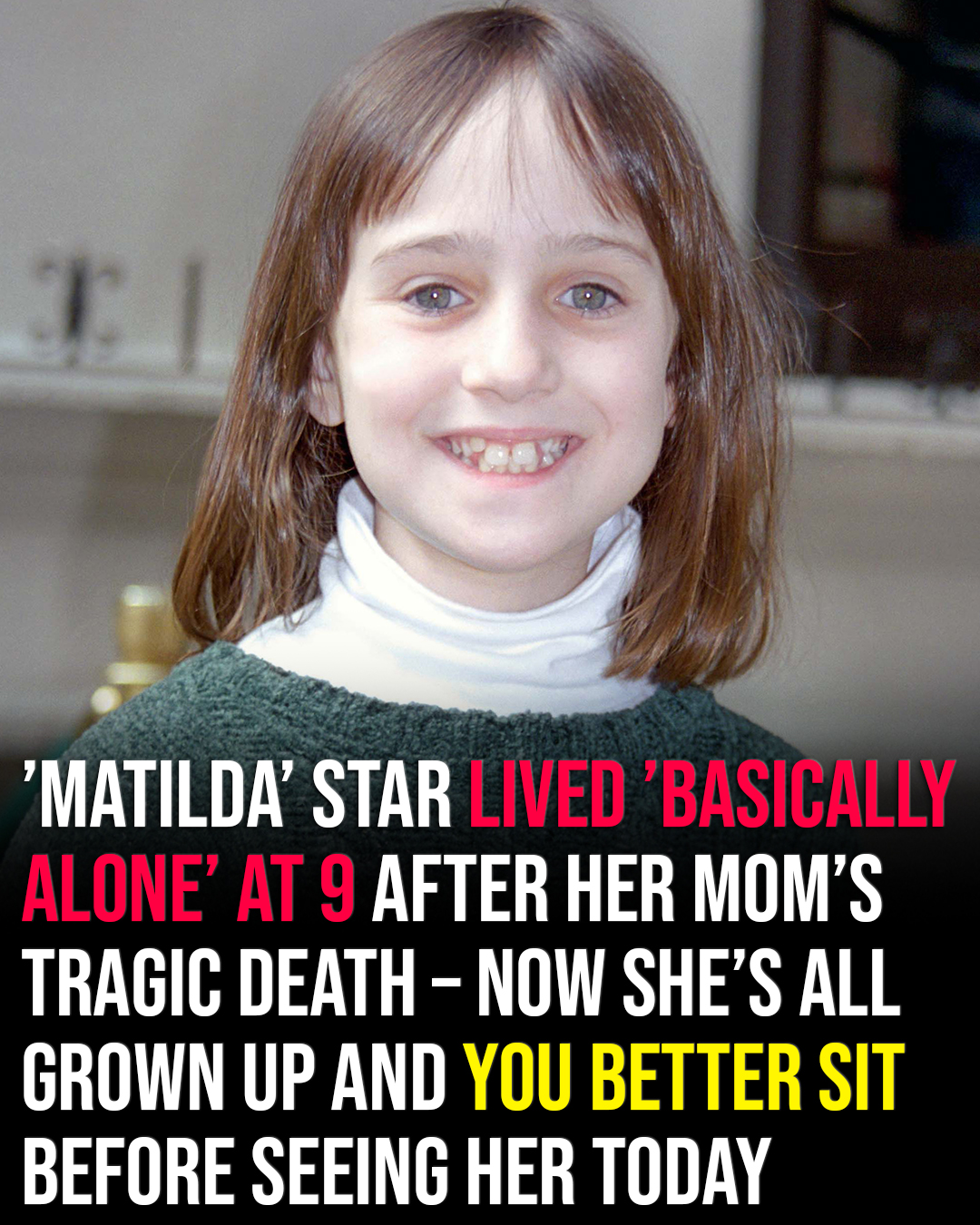 Mara Wilson stepped away from Hollywood not long after her breakout role in Matilda.