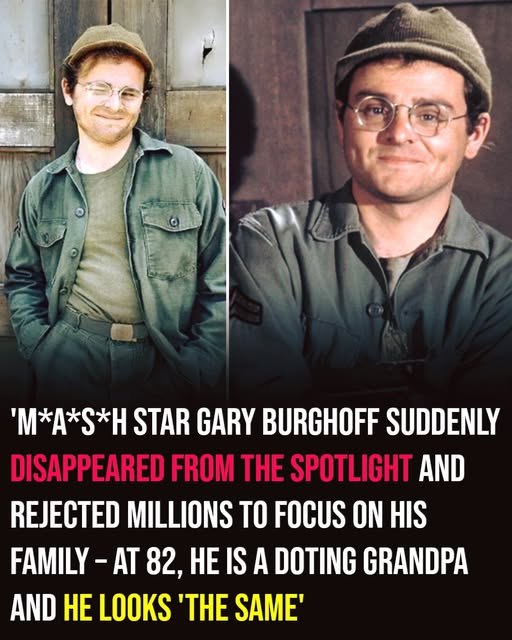 Gary Burghoff stepped away from his role as Radar on MASH* in order to prioritize his family life and spend more time focused on being a father.