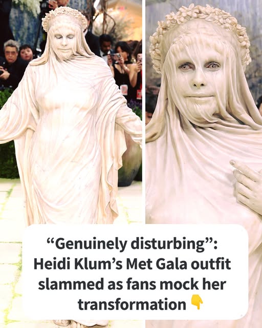 Heidi Klum’s Met Gala appearance is igniting a wave of debate online, with fans split over her bold new look and striking transformation.