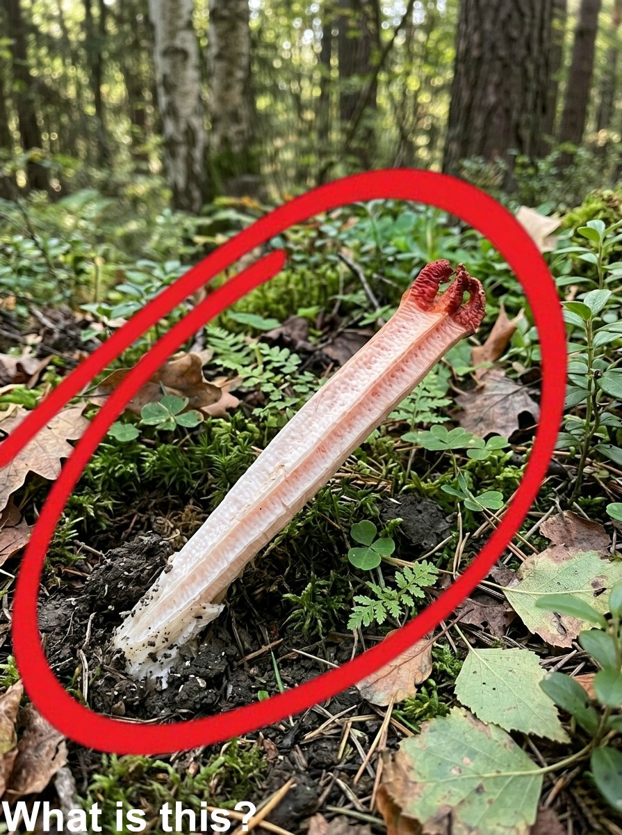 I took my son out for a hike in the forest.