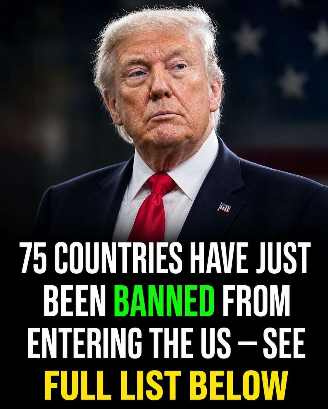 U.S. Visa Freeze Affects 75 Countries 😳