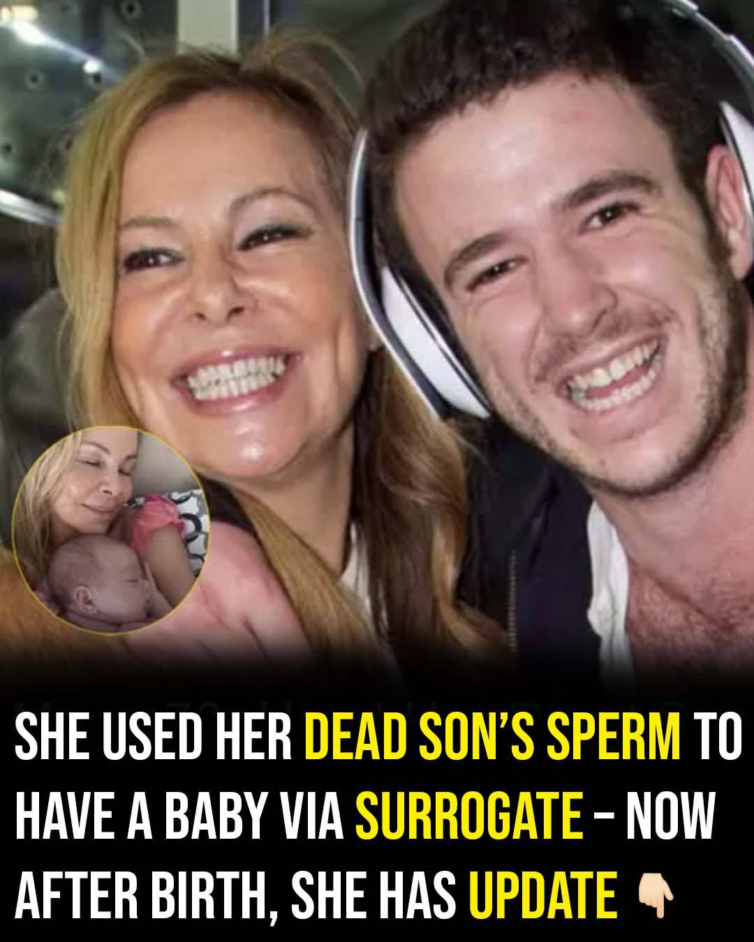 Woman gives an update after using her late son’s sperm to have a child 👇