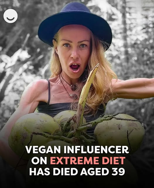 Vegan influencer who followed an extreme diet has died at the age of 39.