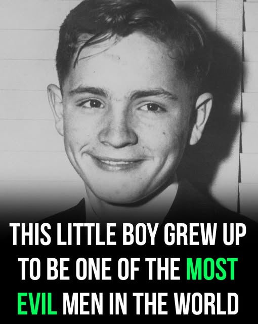 This once harmless-looking boy would later become one of the most infamous figures in history.