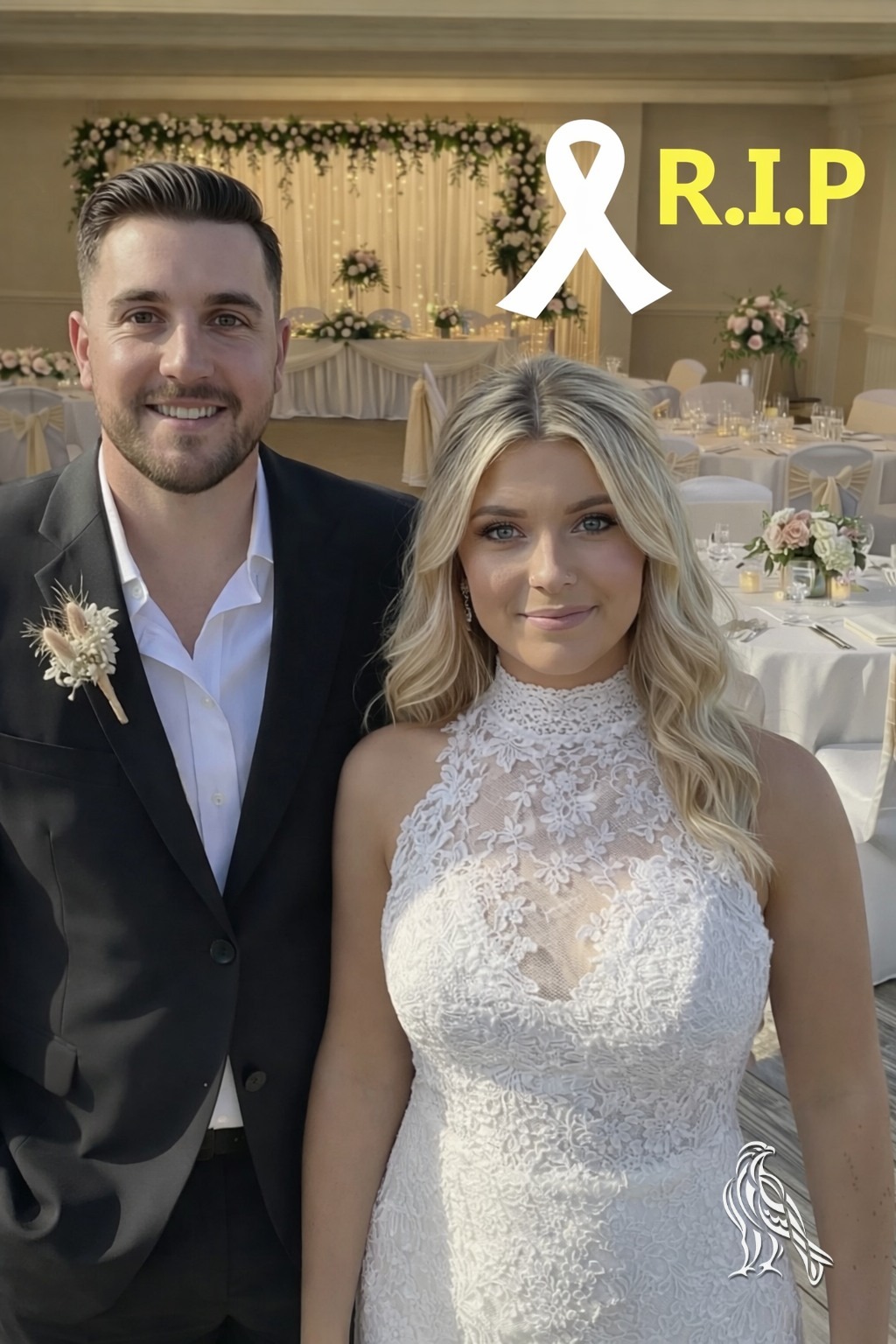 Woman dies on her wedding day shortly after suffering a sudden medical emergency…