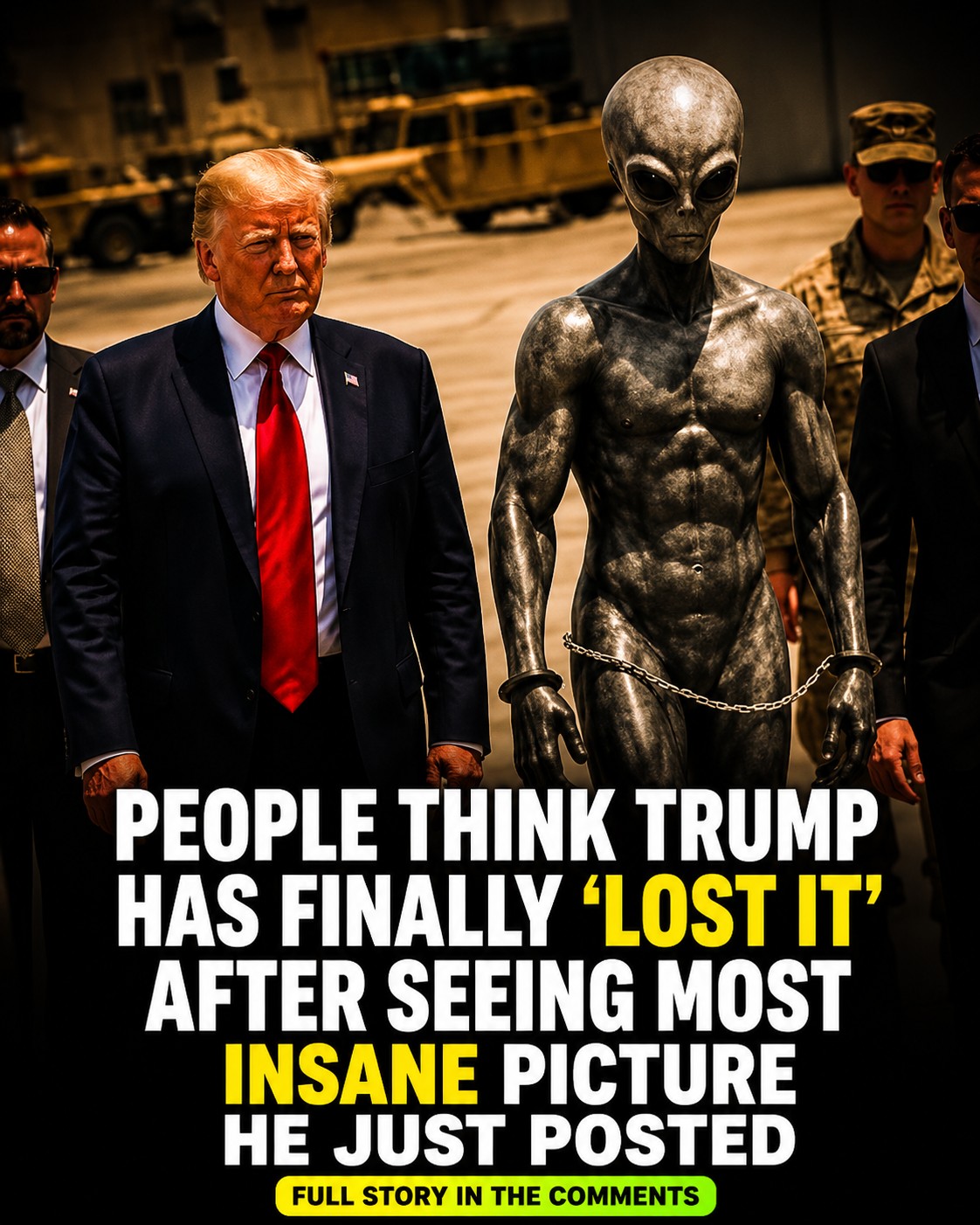“People are questioning Trump’s mental state after seeing the unusual image he just posted.”