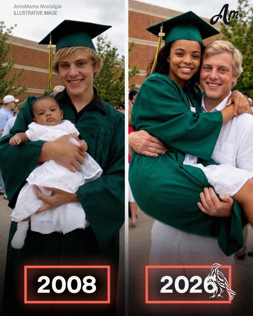 My Dad Raised Me Alone After My Birth Mother Left Me in His Bike Basket as a Baby — 18 Years Later She Appeared at My Graduation